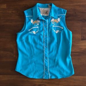 Vintage Rockabilly Western Shirt